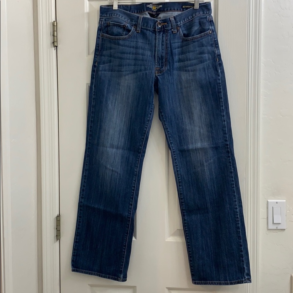 Lucky Brand 361 vintage straight med wash 32X32